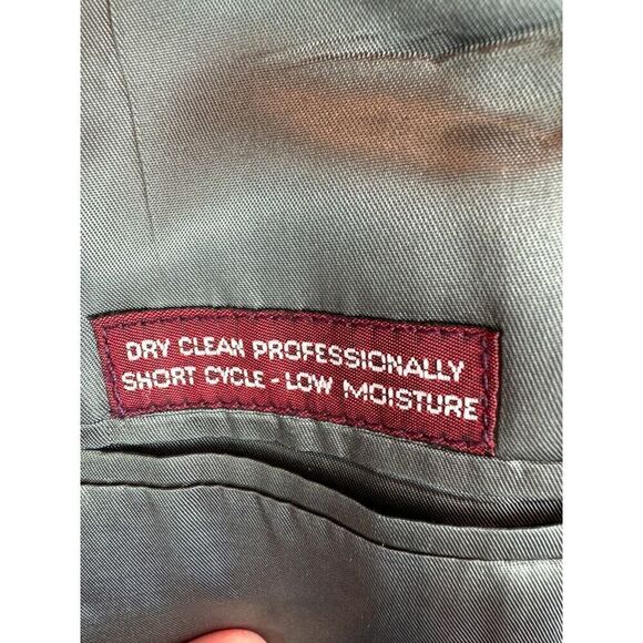 JOS. A. BANK CLOTHIERS vintage Scottish Shetland 100 wool mens jacket blazer - Picture 12 of 15